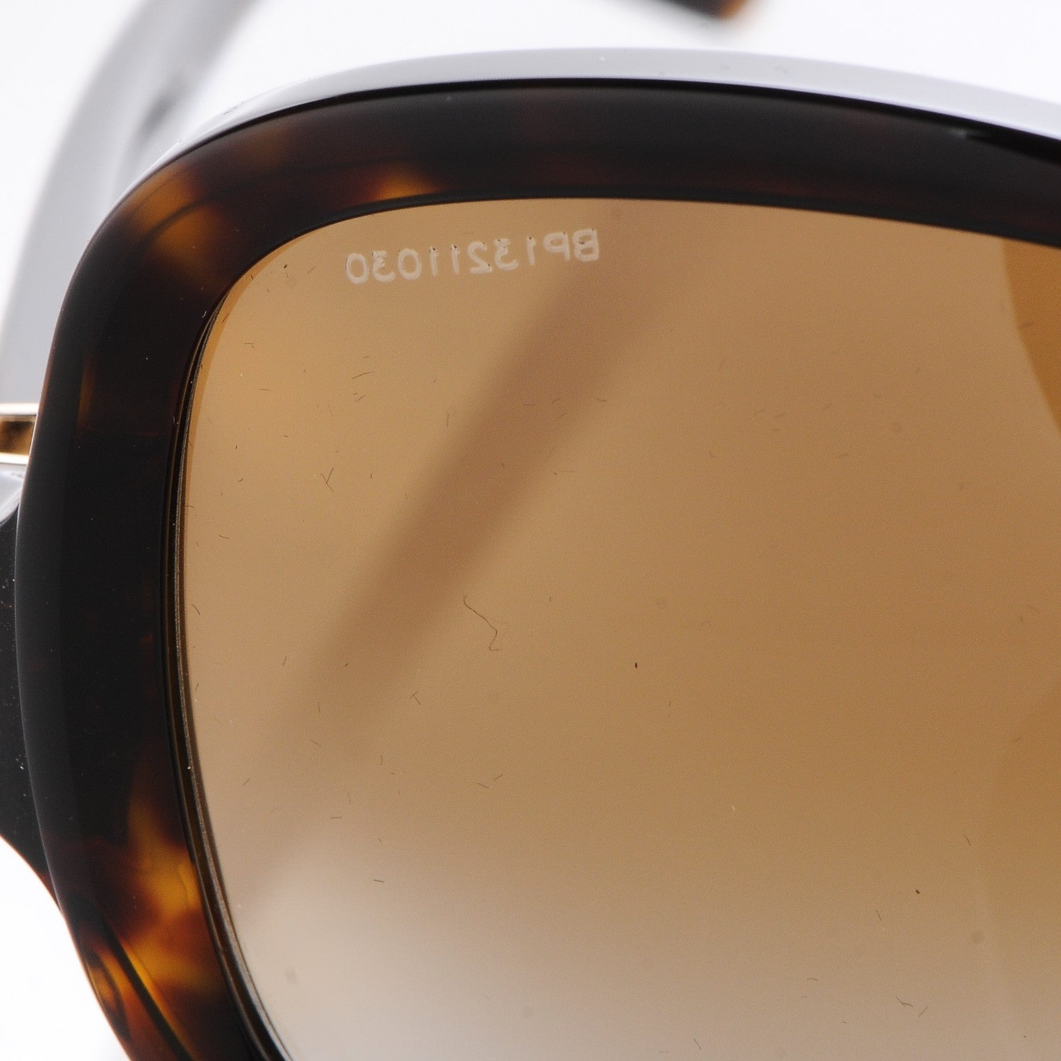 Prada Square Sunglasses SPR17N Havana 8 of 9