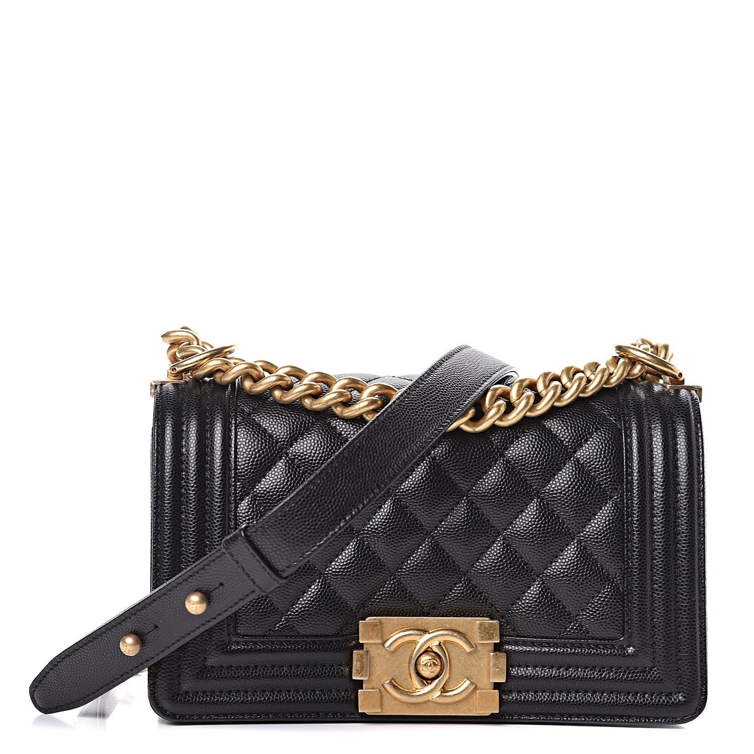 Chanel Caviar Quilted Small Boy Flap Black 1 of 10
