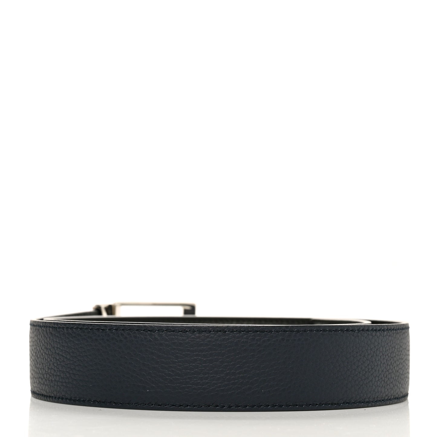 Calfskin Dior Homme Belt 85 Black