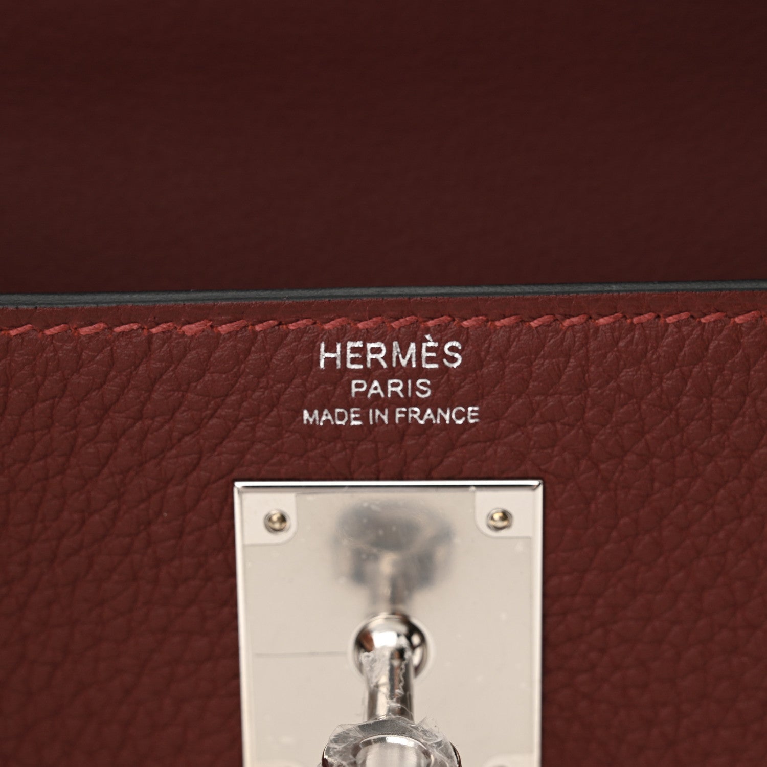 Hermes Togo Kelly Retourne 28 Rouge H 7 of 11