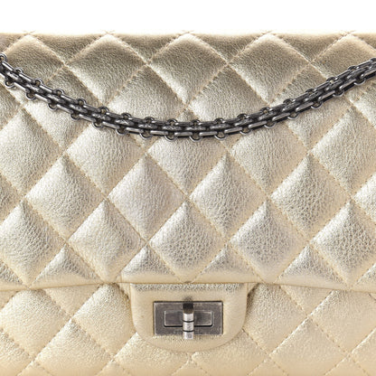 Chanel Metallic Calfskin Quilted 2.55 Reissue 226 Flap Gold 10 of 12