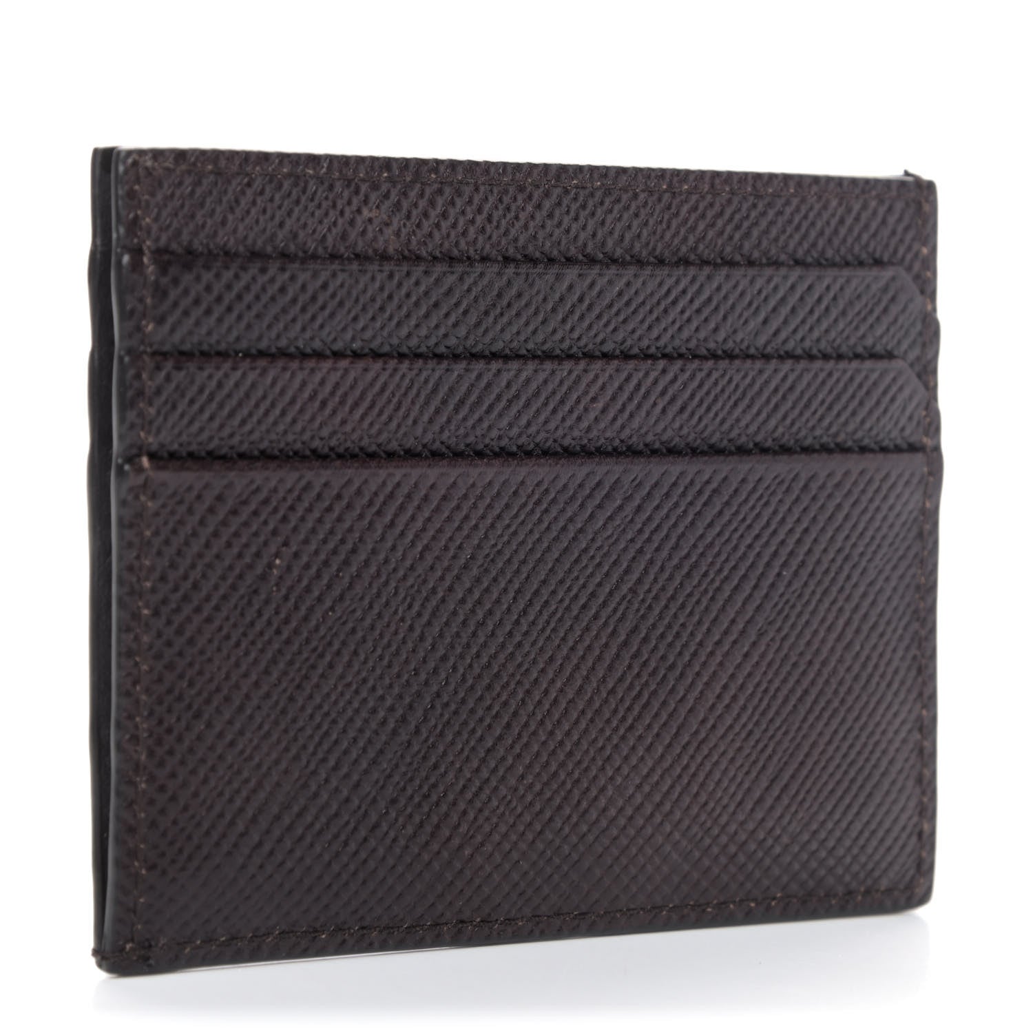 Prada Saffiano Card Case Caffe 2 of 4