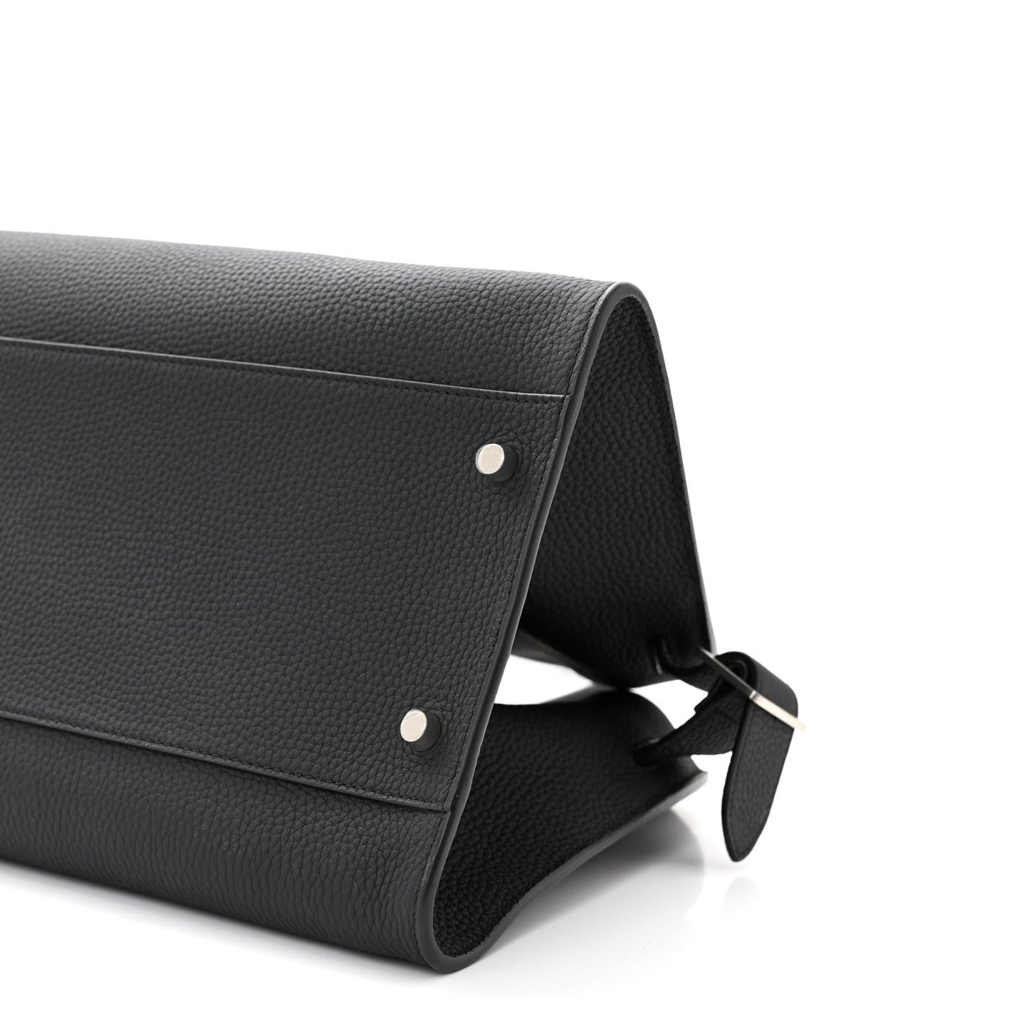 Grained Calfskin EW Margaux Black