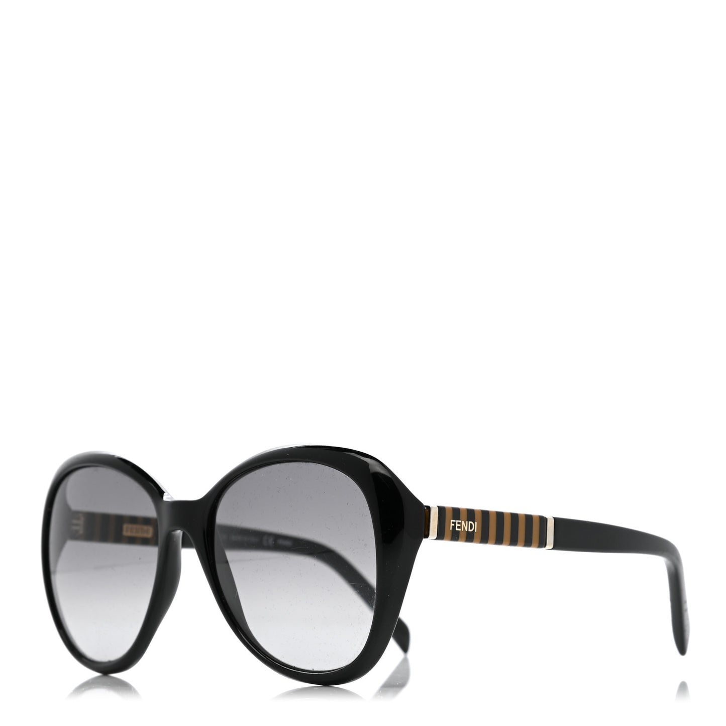 Oversized Round Sunglasses FS5348 Black