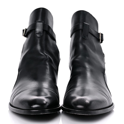 Saint Laurent Calfskin Mens Ankle Boots 46 Black 2 of 17