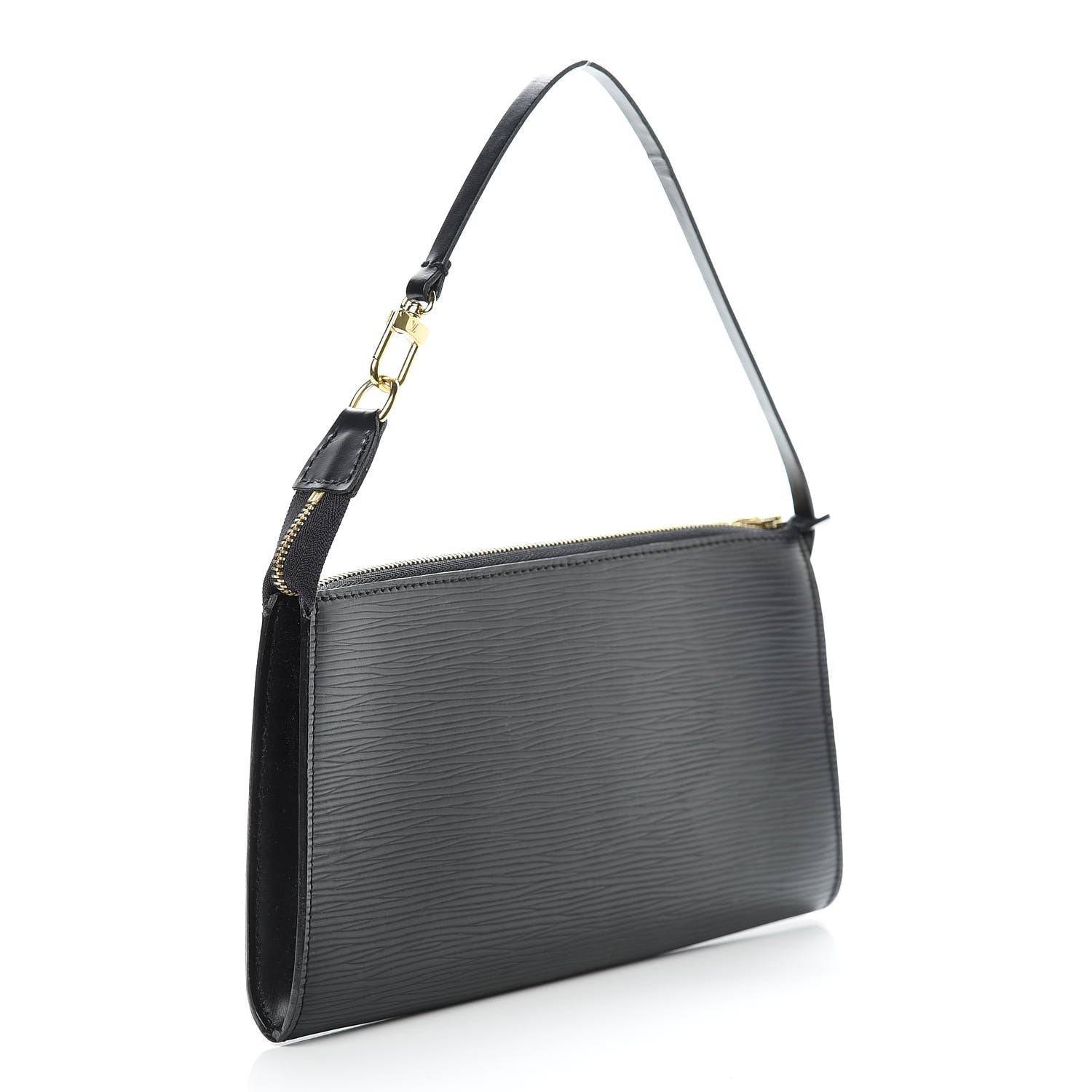 Louis Vuitton Epi Pochette Accessories 24 Black 3 of 14