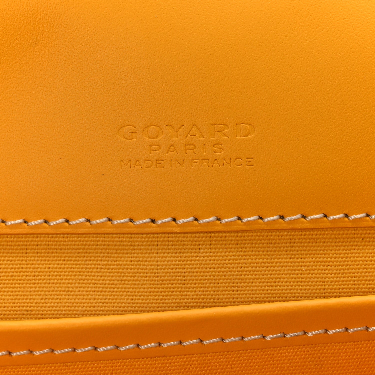 Goyard Goyardine Belvedere II PM Messenger Bag Yellow 6 of 9