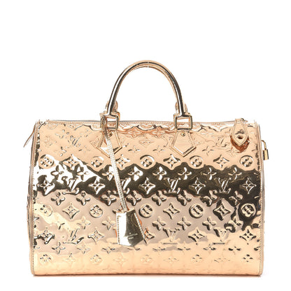 Louis Vuitton Monogram Miroir Speedy 35 Gold 1 of 10