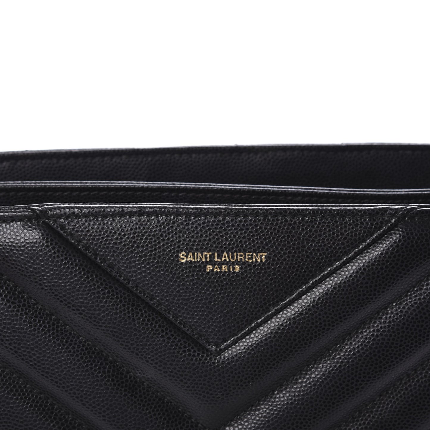 Grain De Poudre Matelasse Chevron Medium Tribeca Shopping Bag Black