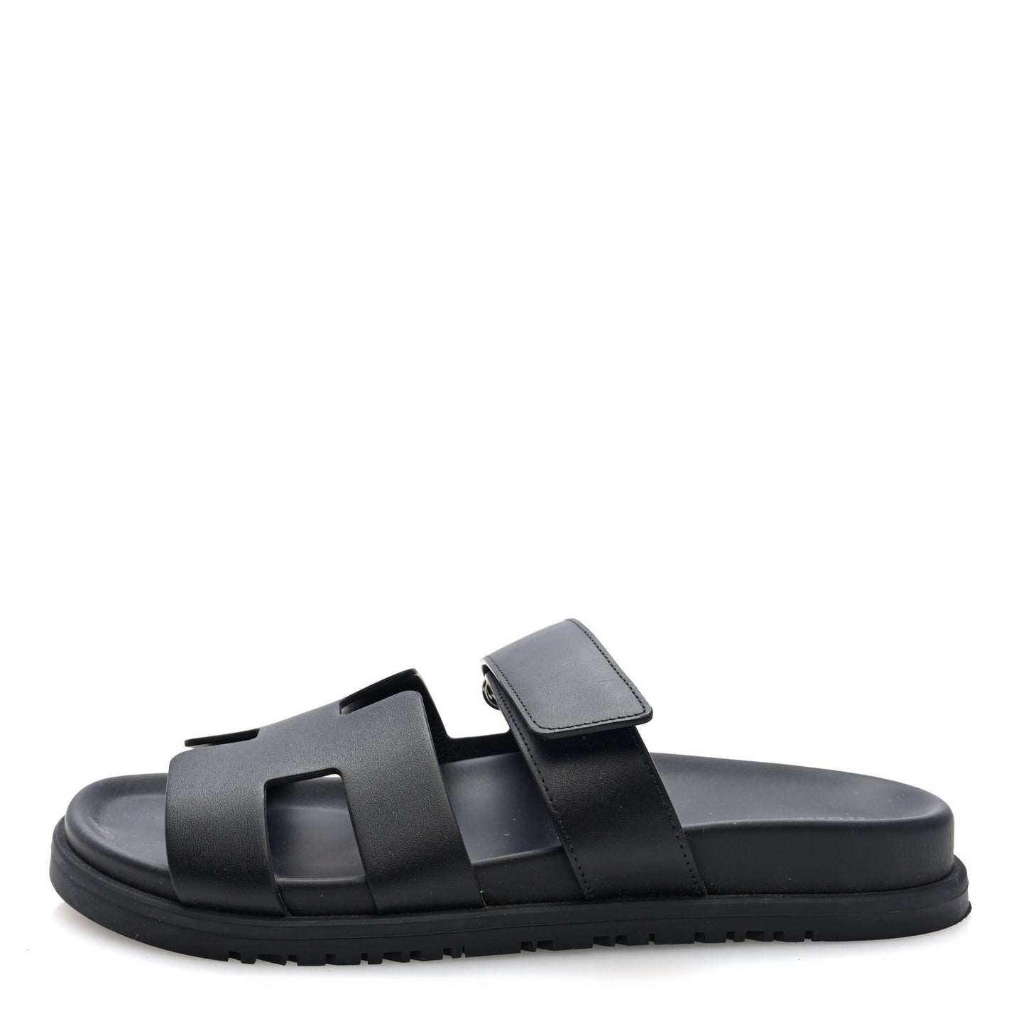 Calfskin Womens Chypre Sandals 38 Black