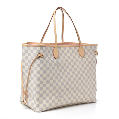 Louis Vuitton Damier Azur Neo Neverfull GM Rose Ballerine 3 of 9