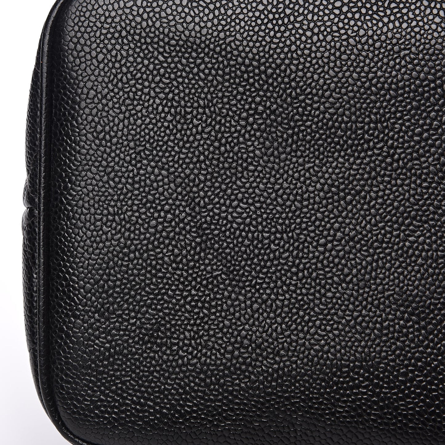 Caviar Quilted Medallion Tote Black