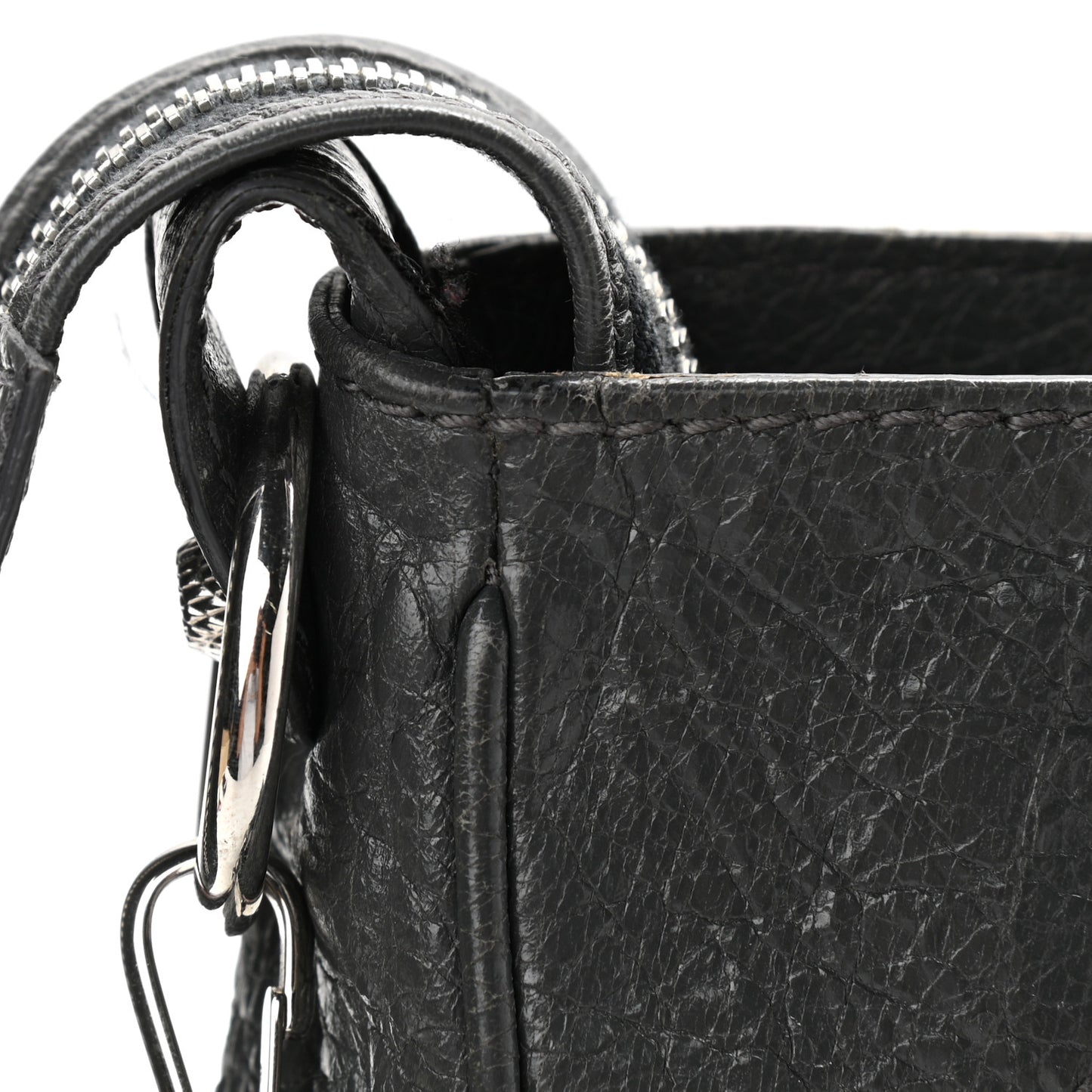 Agneau Giant 12 Silver Hardware Velo Gris Fossile Anthracite