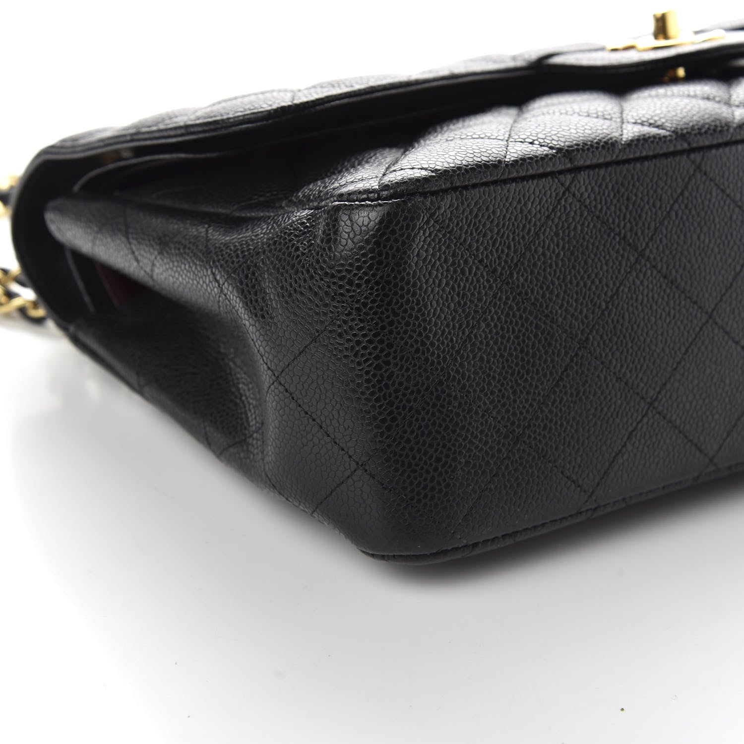 Chanel Caviar Quilted Jumbo Double Flap Black 6 of 13