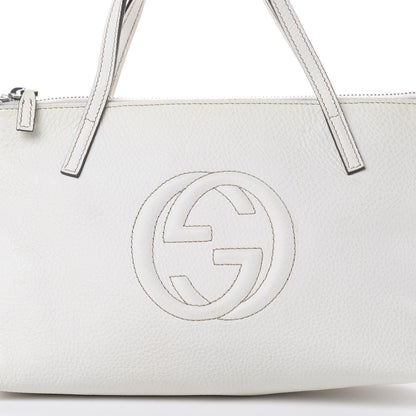 Gucci Cellarius Calfskin Children's Soho Shoulder Bag White 8 of 10