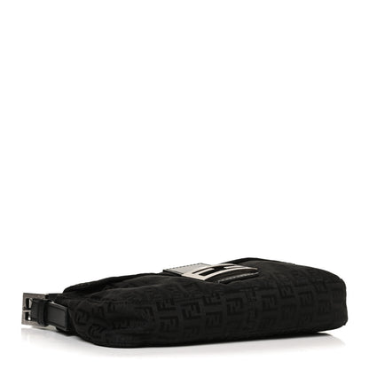 Fendi Zucchino Baguette Black 4 of 12