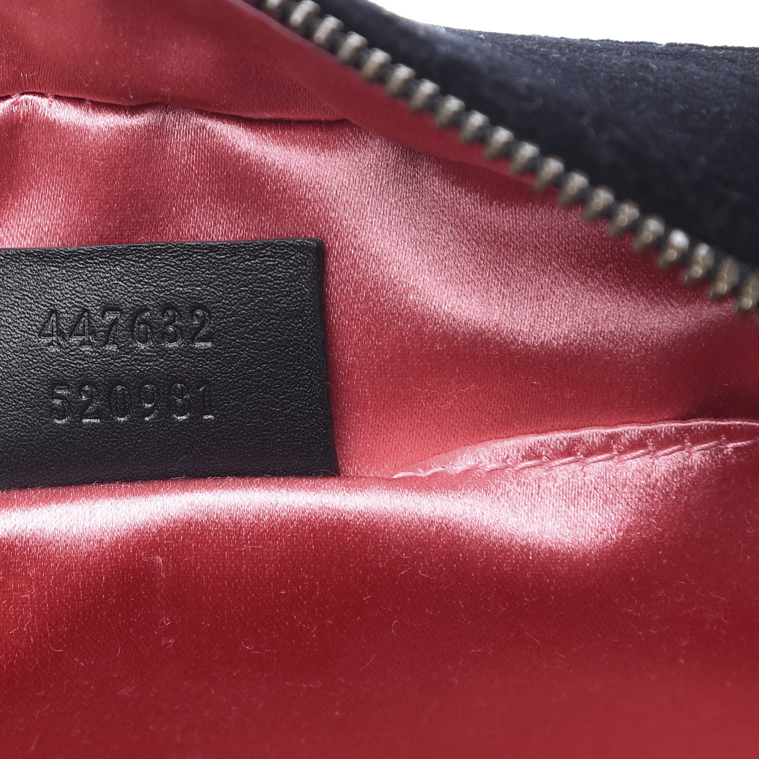 Gucci Velvet Matelasse Small GG Marmont Chain Shoulder Bag Black 7 of 10