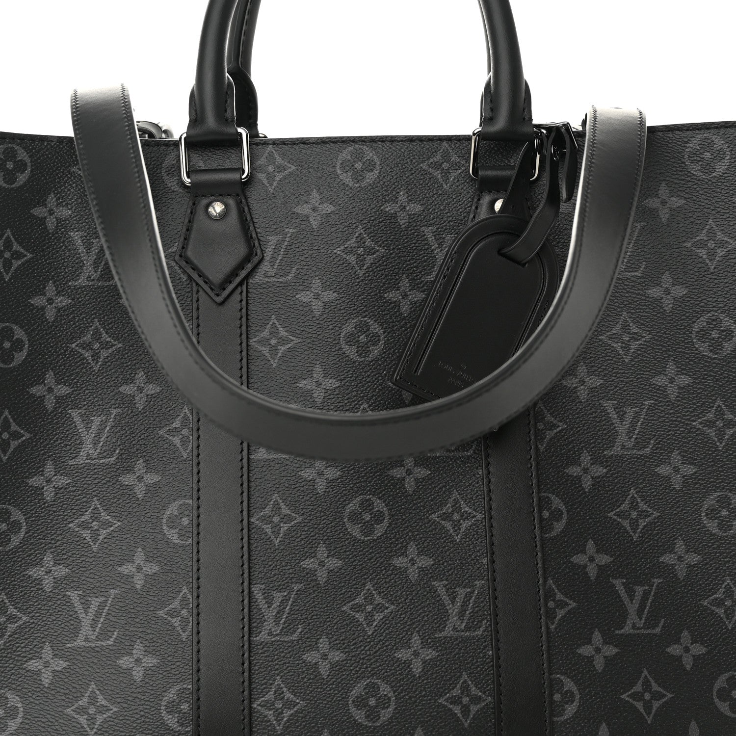 Louis Vuitton Monogram Eclipse Sac Plat Horizontal Zipper 7 of 9