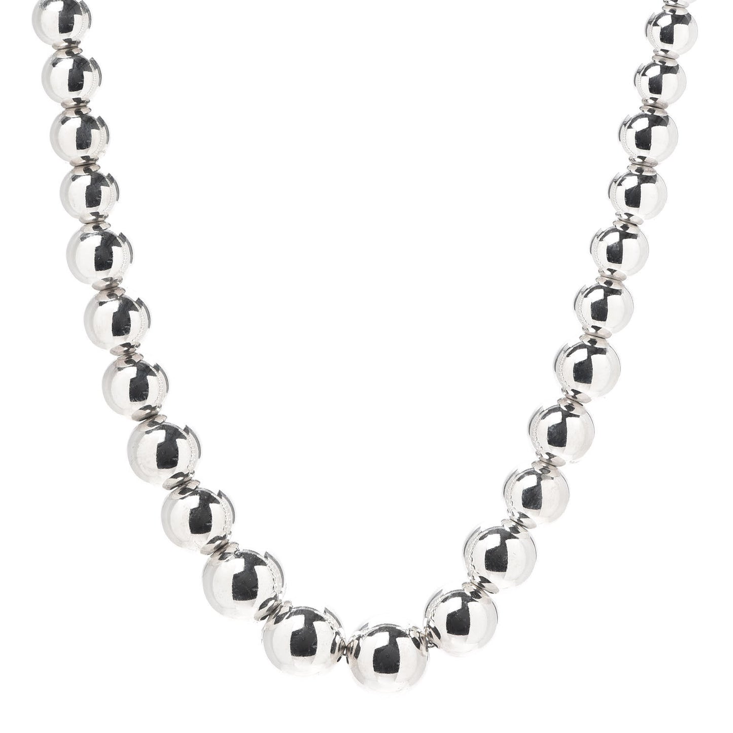 Sterling Silver HardWear Graduated Ball Necklace