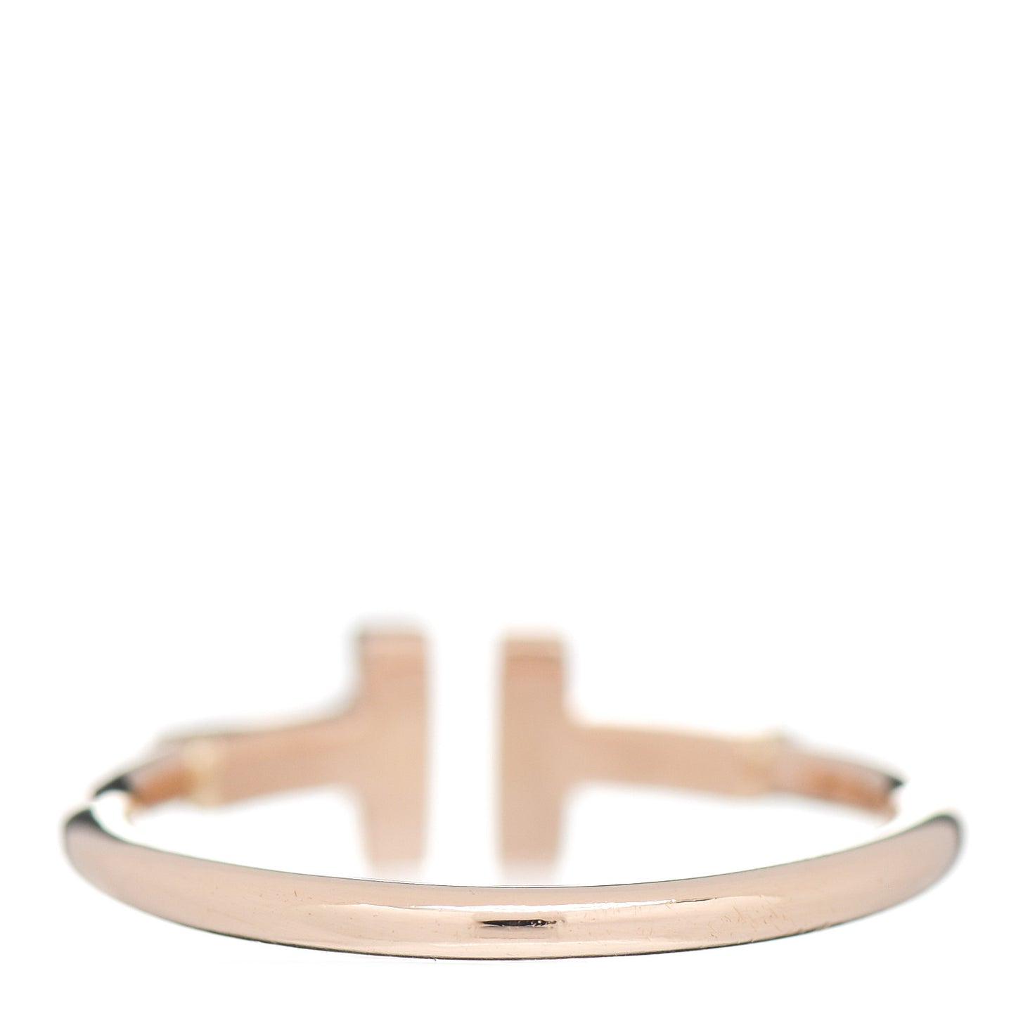 18K Rose Gold T Wire Ring 53 6.25