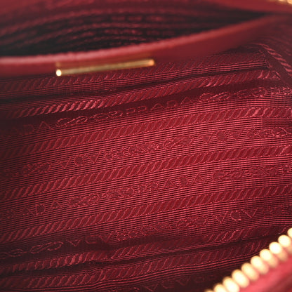 Prada Saffiano Lux Mini Promenade Tote Fuoco 5 of 9