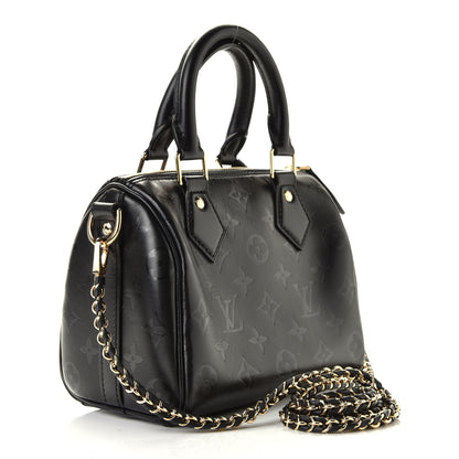 Louis Vuitton Monogram Ink Speedy BB Black 7 of 28