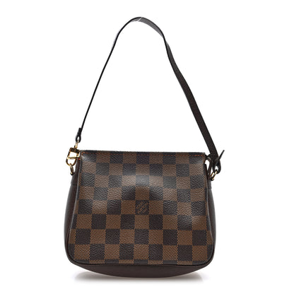 Louis Vuitton Damier Ebene Trousse Make Up Bag Pochette 1 of 9