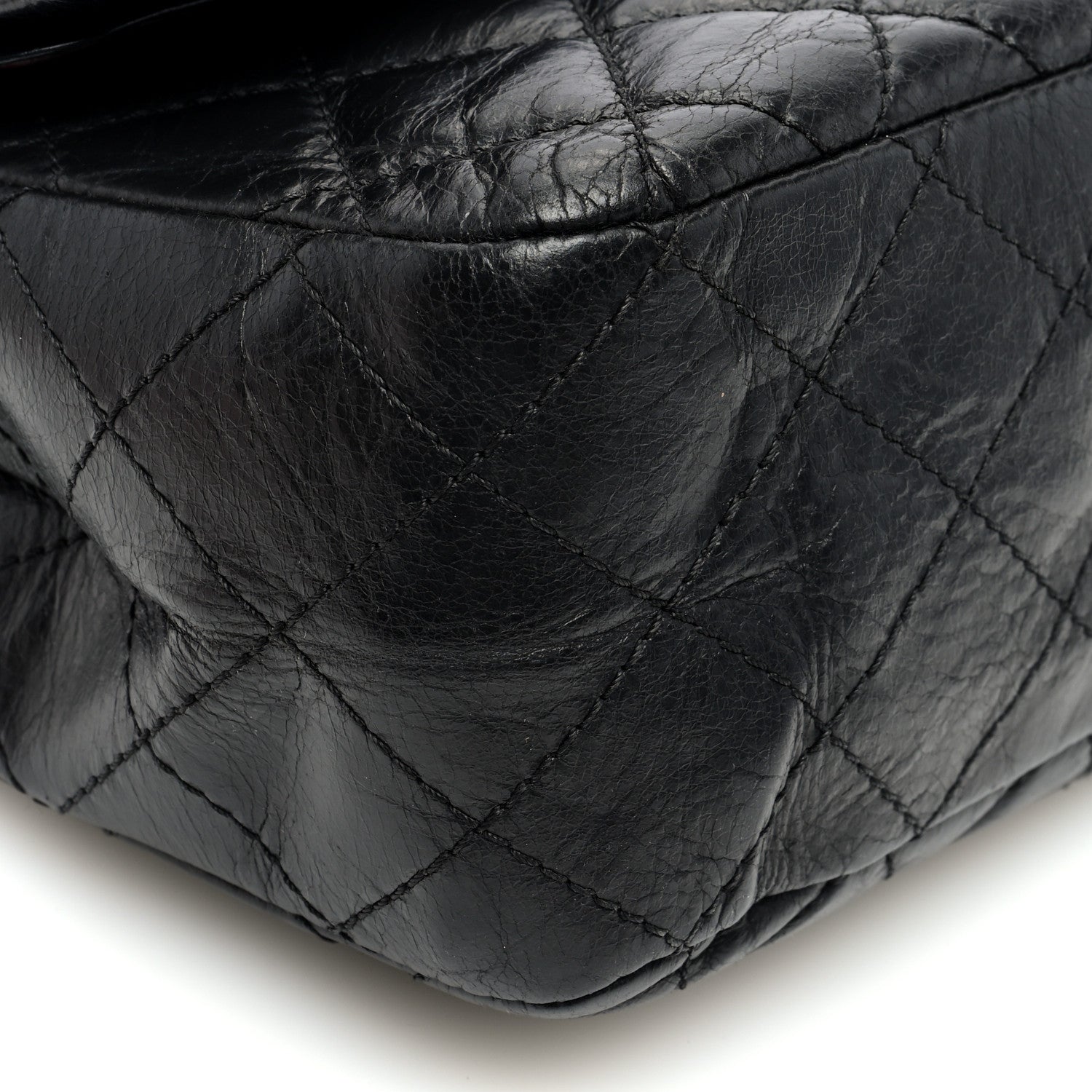 Chanel Aged Calfskin Quilted 2.55 Reissue 227 Flap Black 8 of 9