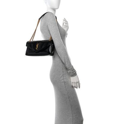 Saint Laurent Patent Calfskin Calypso Black 3 of 10