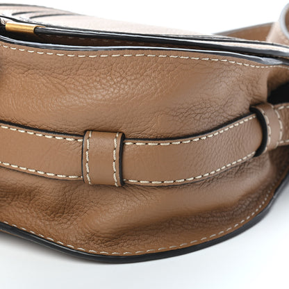 Chloe Calfskin Mini Marcie Round Crossbody Bag Nut 9 of 9