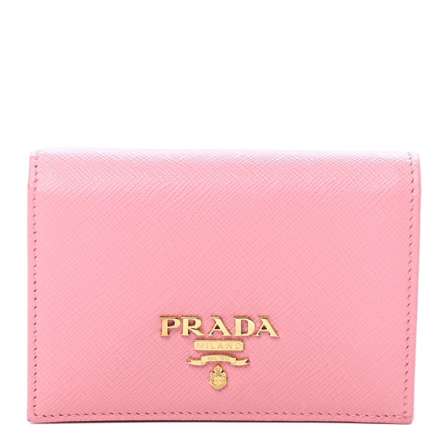 Saffiano Metal Bi-Fold Wallet Petalo