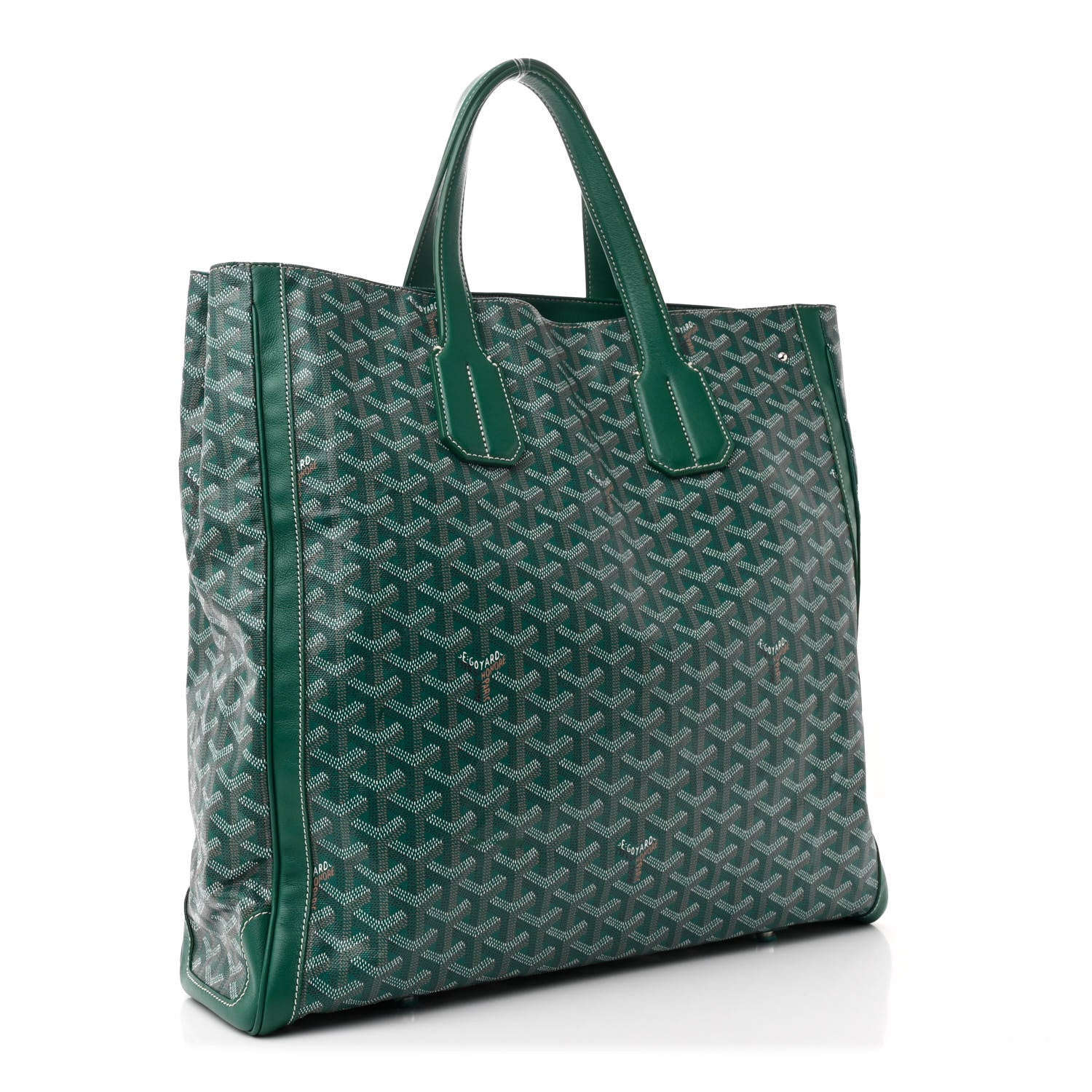 Goyard Goyardine Voltaire Tote III Green 3 of 11