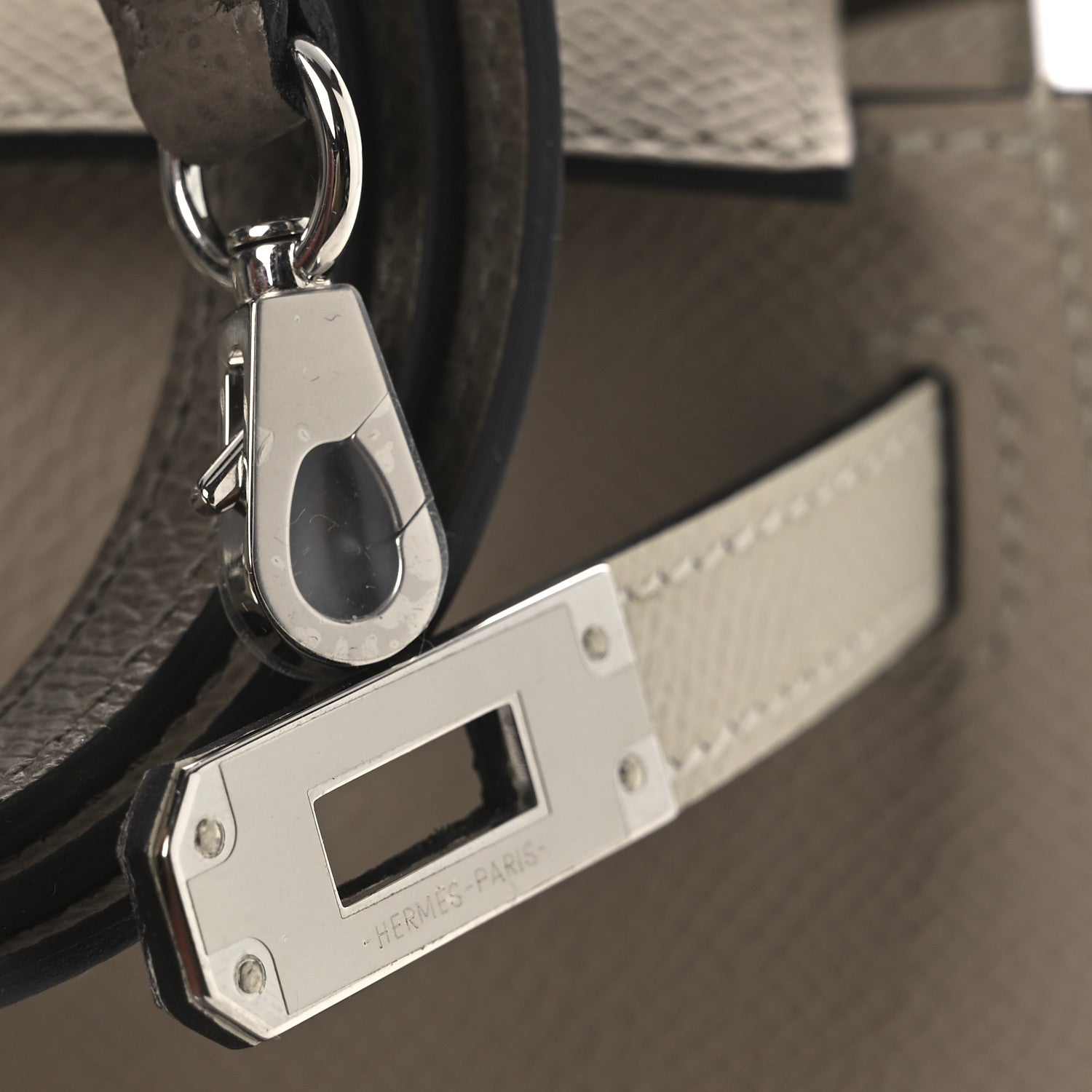 Hermes Epsom Tri-Color Mini Kelly Sellier 20 Trench Craie Etoupe 11 of 13