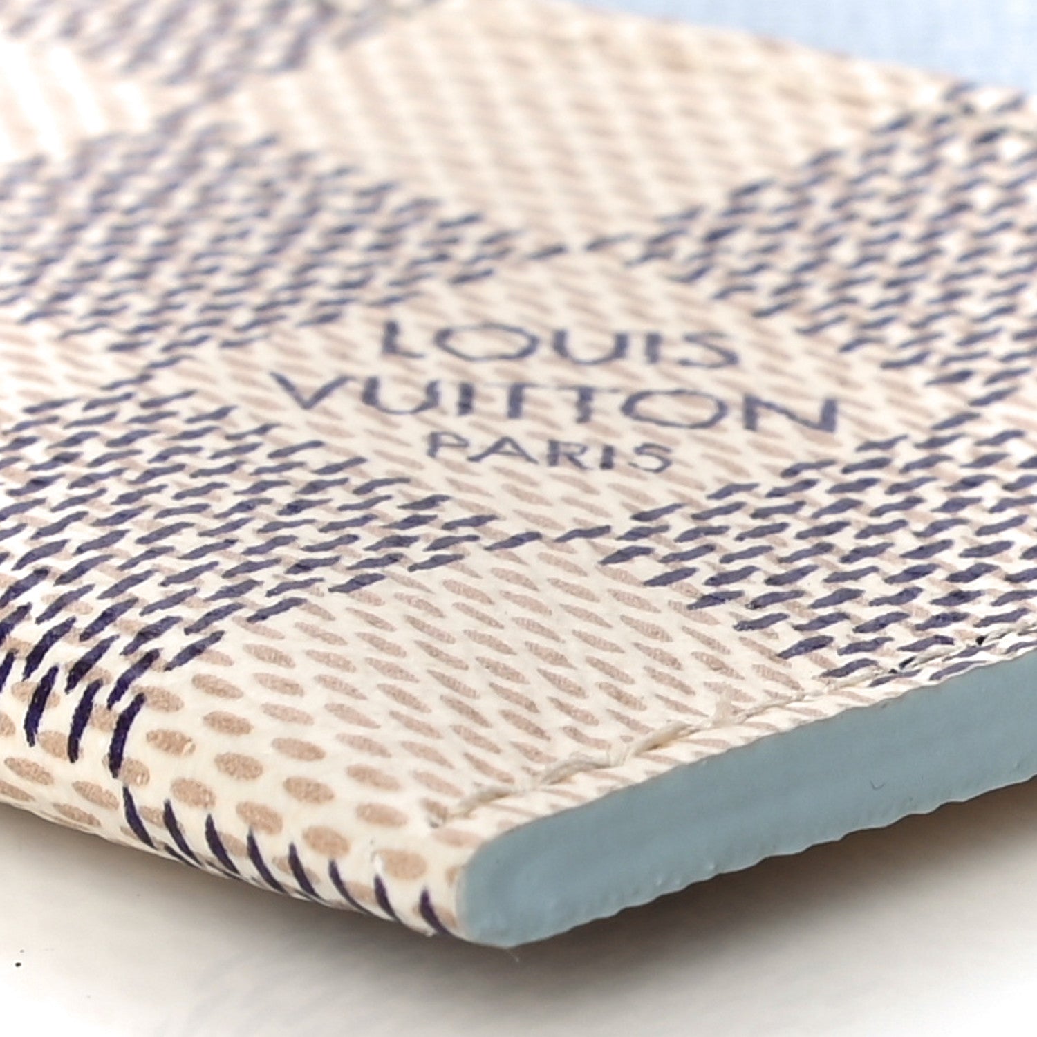 Louis Vuitton Damier Azur Daily Card Holder Olympe Blue 9 of 10