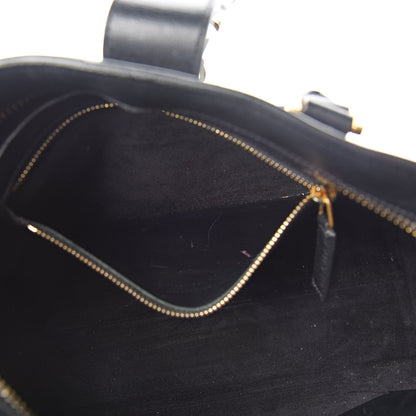 Saint Laurent Smooth Calfskin Small Monogram Cabas Black 5 of 13