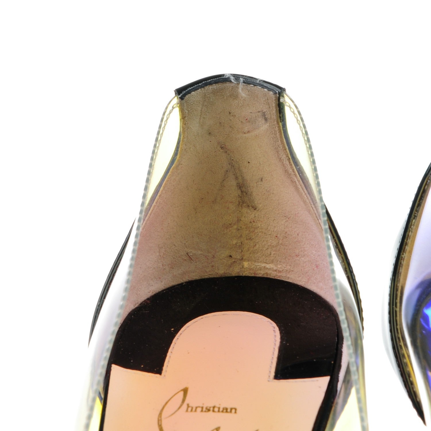 Christian Louboutin Disco PVC Hologram Debout 100 Pumps 39 Black Multicolor 8 of 9