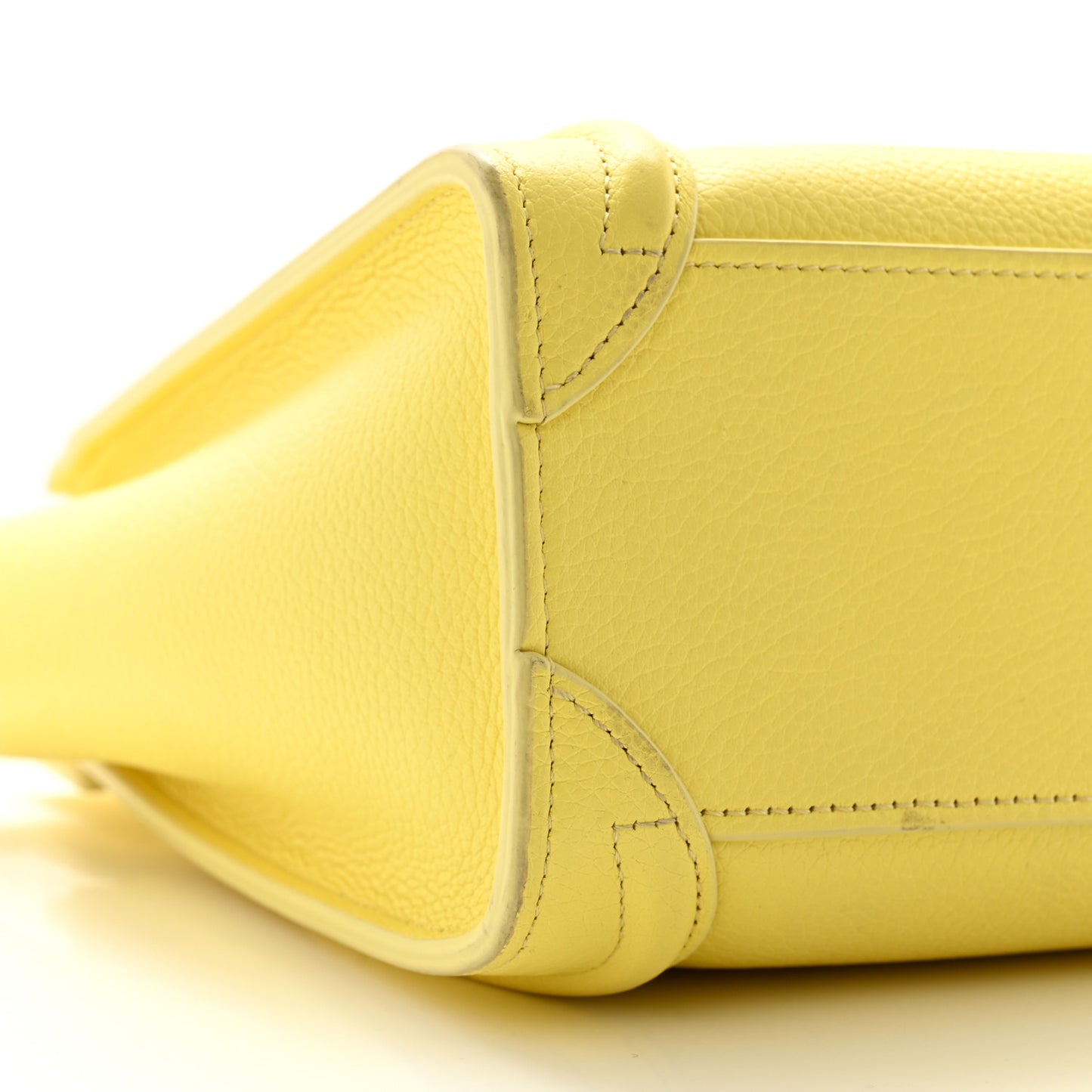 Drummed Calfskin Nano Luggage Acacia