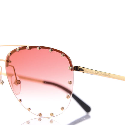 Louis Vuitton The Party Aviator Sunglasses Z2348U Pink 8 of 9