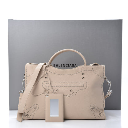 Balenciaga Veau Grana Perforated Blackout Hardware City Beige Poudre 11 of 11