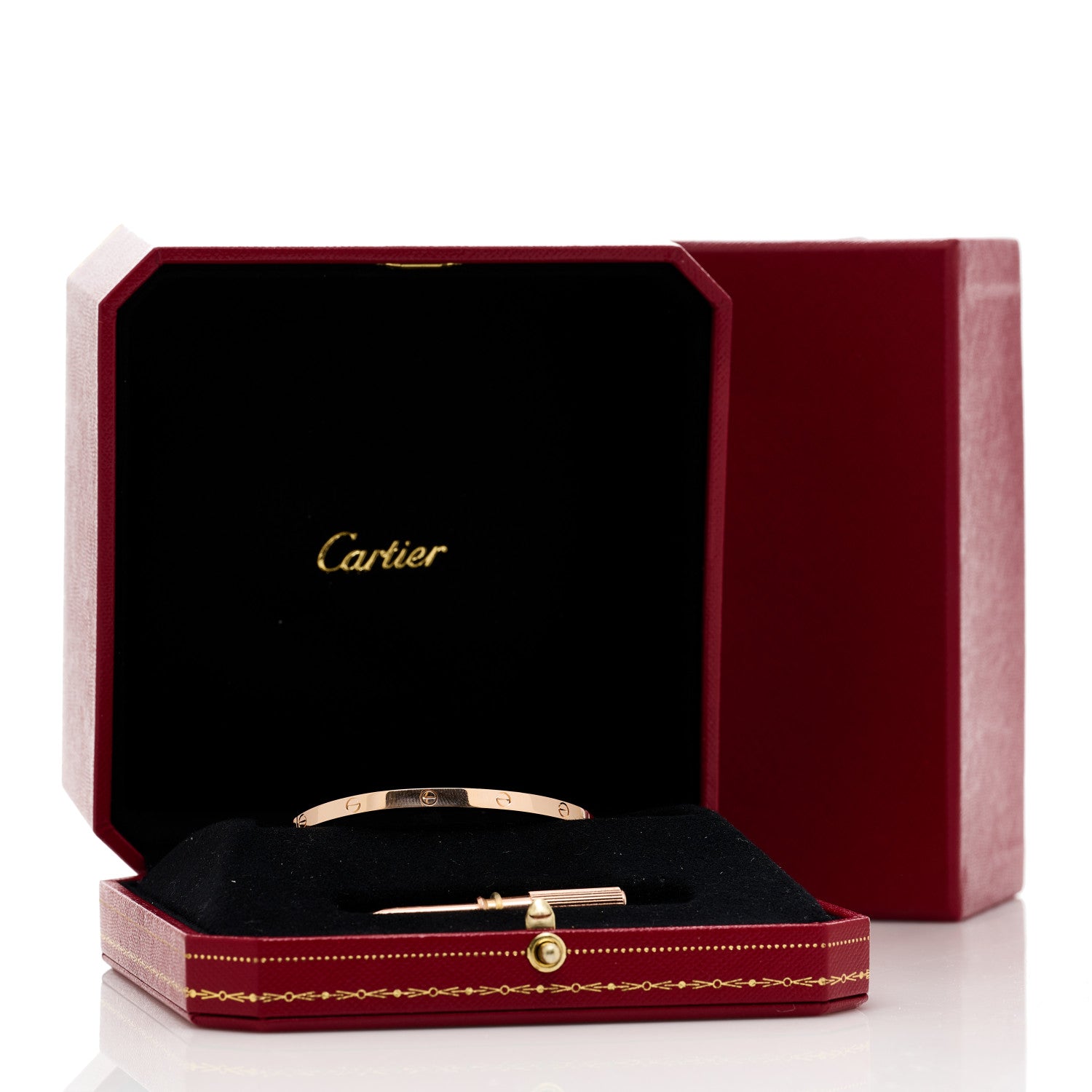 Cartier 18K Pink Gold Small LOVE Bracelet 16 8 of 8