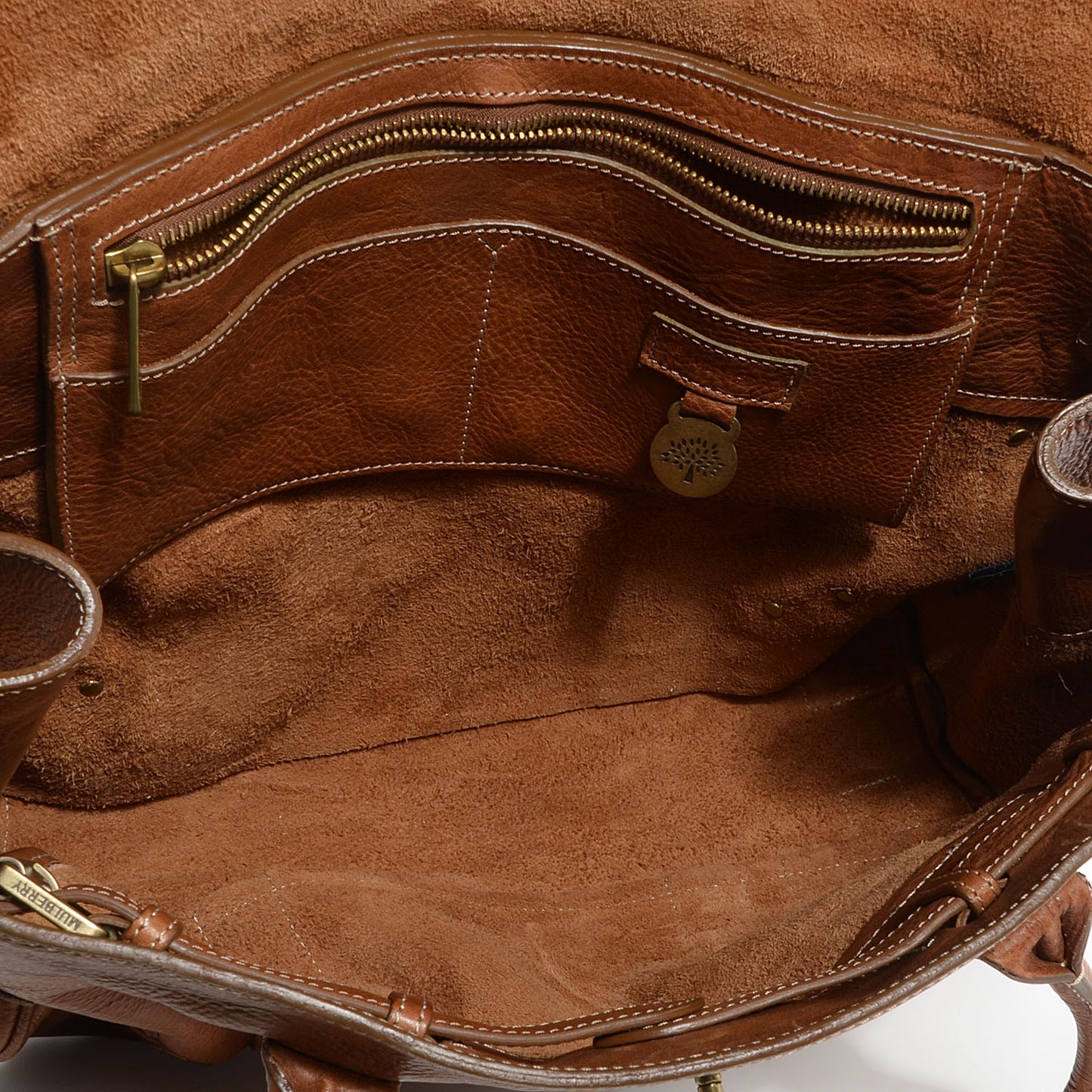 Grained Calfskin Tooled Darwin Bayswater Oak