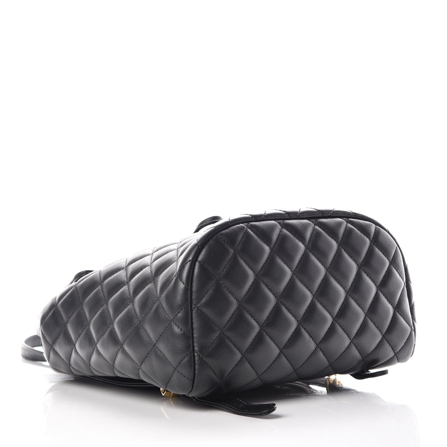 Lambskin Quilted Small Urban Spirit Backpack Black