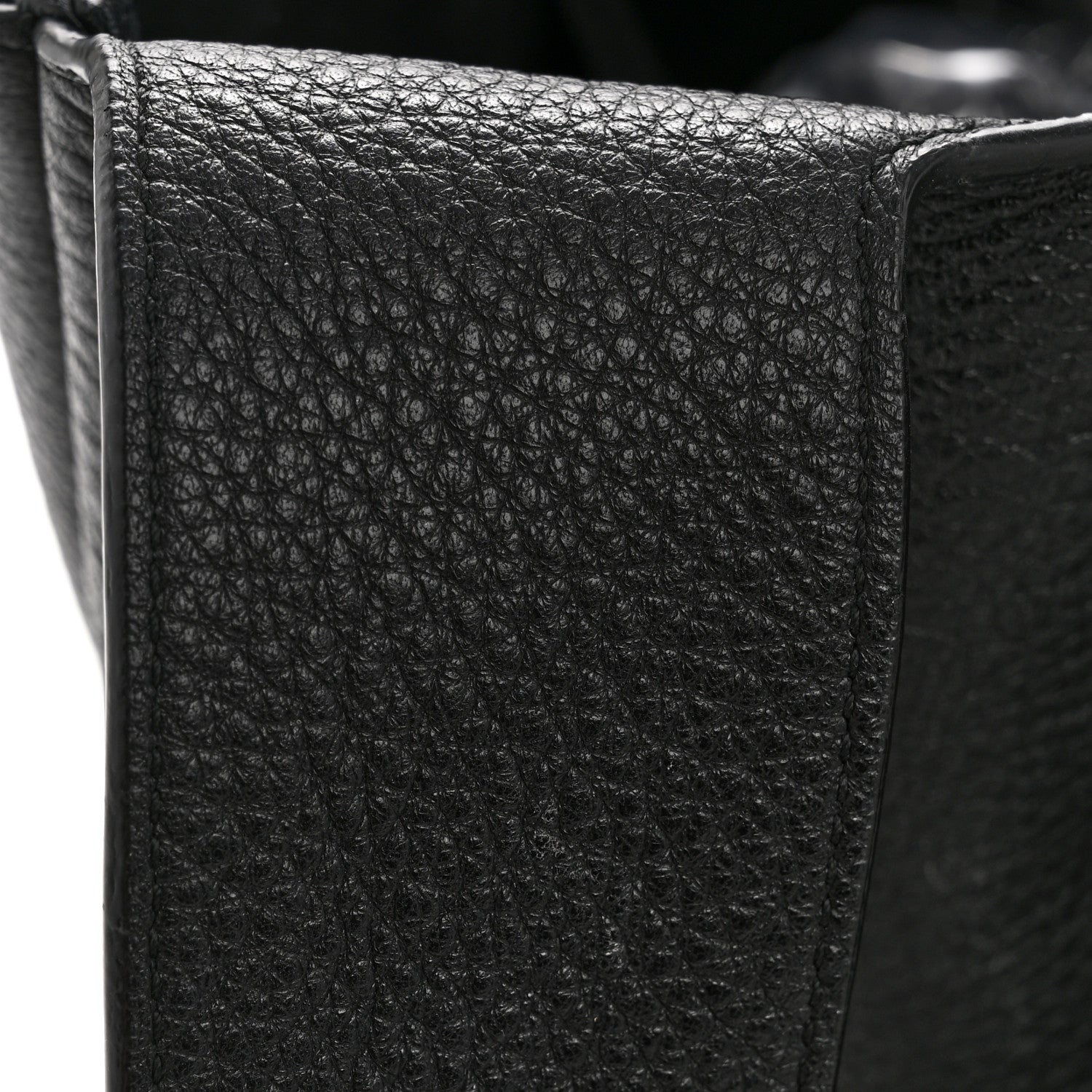 Saint Laurent Grained Deerskin Bea Tote Black 12 of 15