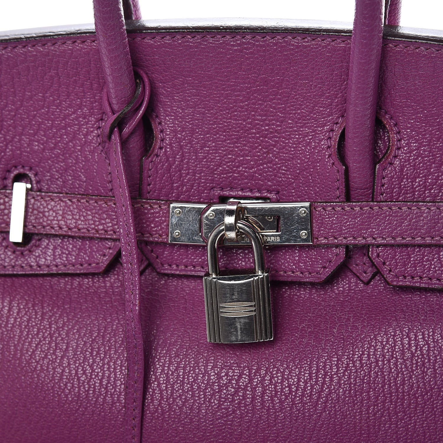 Hermes Chevre Mysore Birkin 25 Cyclamen 35 of 43
