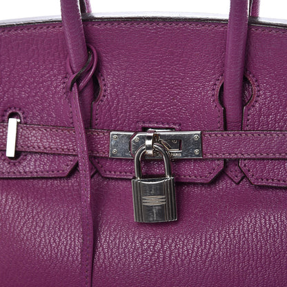 Hermes Chevre Mysore Birkin 25 Cyclamen 35 of 43