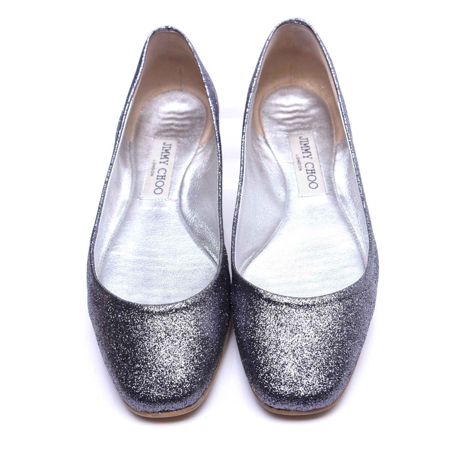 Glitter Flats 37.5 Gunmetal