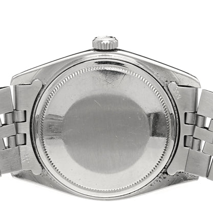 Rolex Stainless Steel 18K White Gold 36mm Oyster Perpetual Datejust Watch Silver 16014 4 of 5