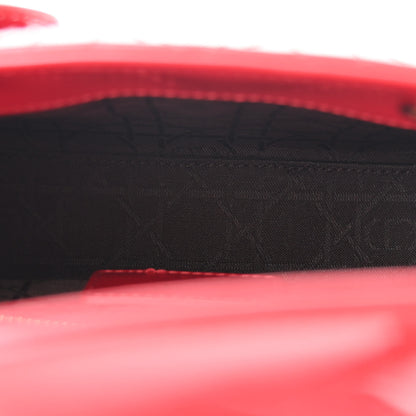 Christian Dior Patent Cannage Mini Lady Dior Red 5 of 13