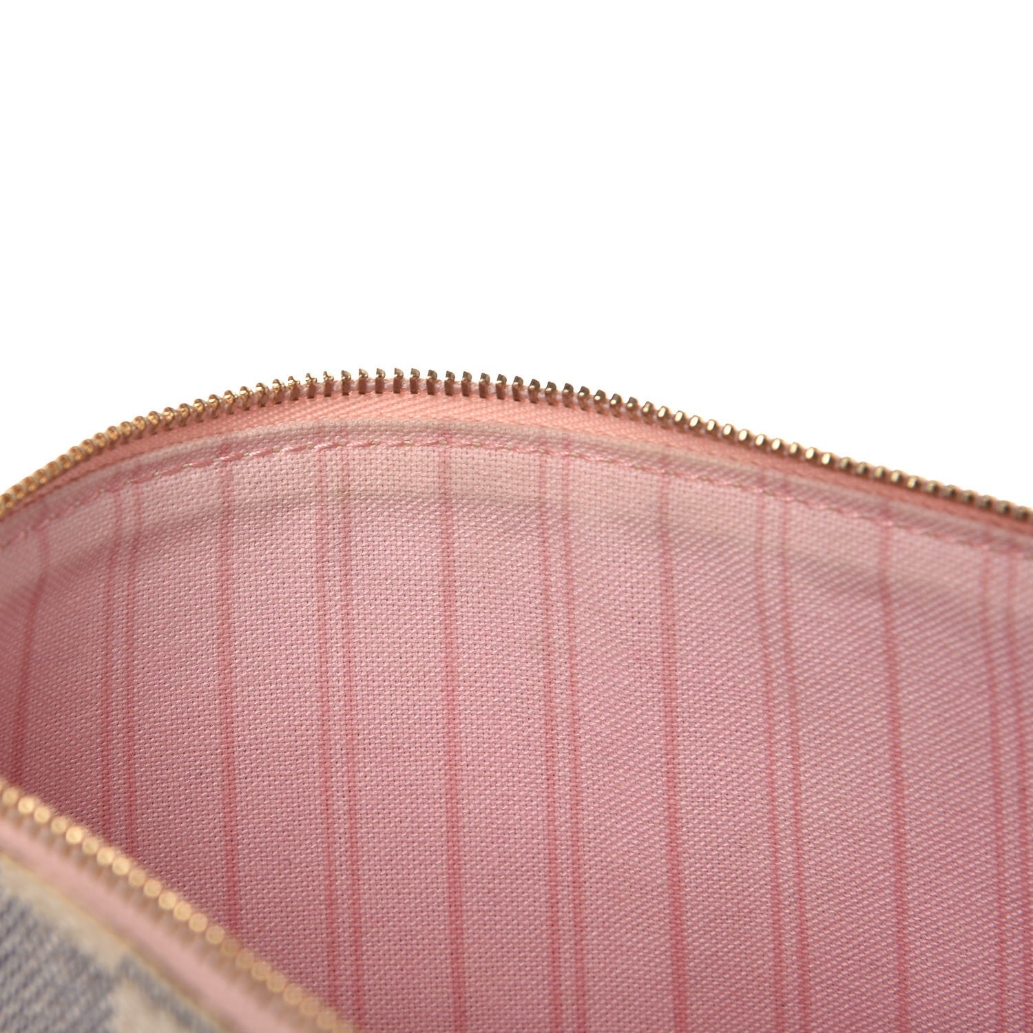 Louis Vuitton Damier Azur Neverfull MM GM Pochette Rose Ballerine 8 of 8