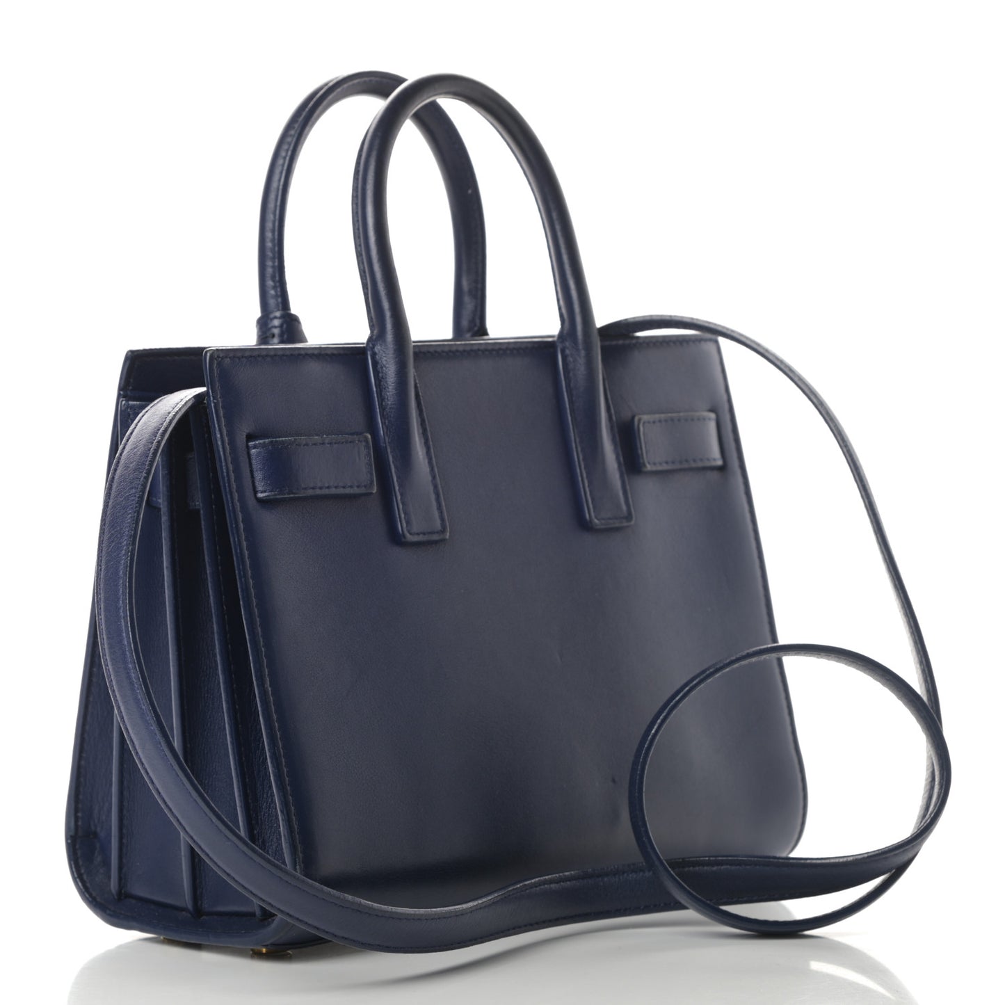 Calfskin Nano Sac De Jour Dark Blue